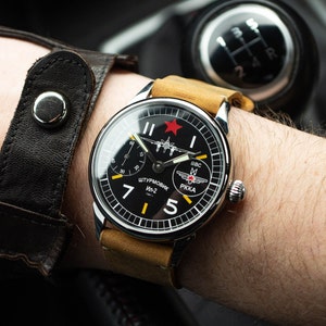 Pilot IL 1941, Stormtrooper Watch, vintage watch, Mens watch, USSR watch, gift for him, army watch, Collectible watches