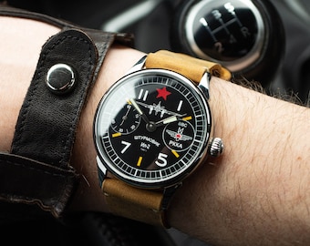 Pilot USSR Watch, IL 1941, Vintage Mens Army Watch