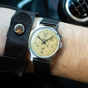 Exclusive watch, Masonic watches, masons vintage watch, Pobeda watch, Mens watch, USSR watch, masonic watch, Pobeda watch 80s