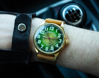Reloj Shturmanskie Gagarin vintage, reloj retro de caballero de la URSS, años 80