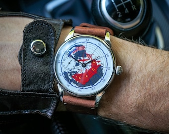 ソ連製メンズ腕時計（海軍艦艇のヴィンテージ）部品取りまたは修理用