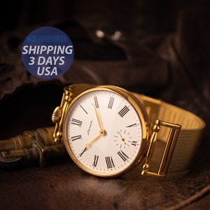 Mens vintage watch, vintage watch, Mens watch, collectable watch, Classic watch, Vintage elegance, metal bracelet,  Elegant wristwatches