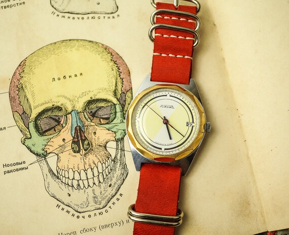 Soviet watch," RAKETA '' calendar watch, vintage … - image 2