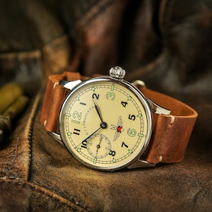 Vintage Shturmanskie Gagarin Armbanduhr, UdSSR Militärfliegeruhr