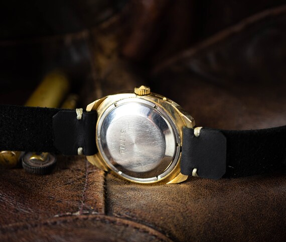 Soviet watch," Slava '' , vintage  watch, Mens wa… - image 5