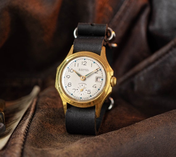 Minimalist watch, Soviet watch, Vostok, vintage  … - image 1