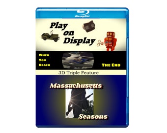 3D Triple Feature: Play on Display / When You Reach The End / Massachusetts Seasons - Blu-ray 3D