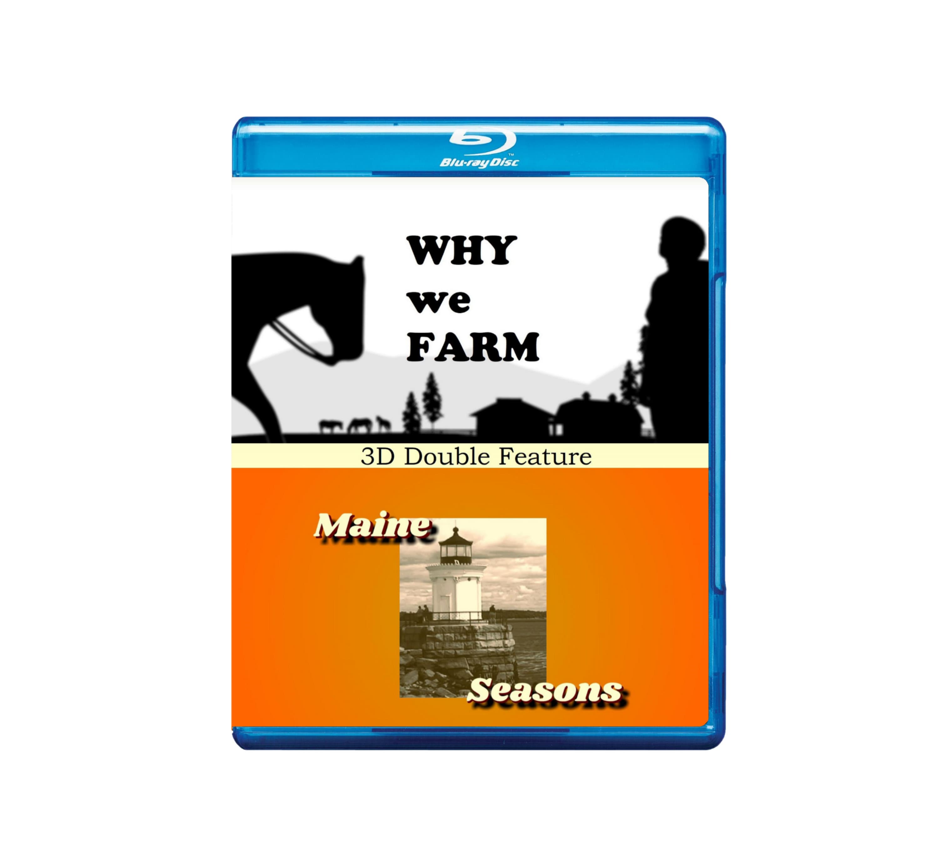 3D Double Feature Why We Farm / Maine Seasons Bluray 3D Etsy