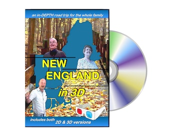 New England in 3D: dvd met 3D-bril