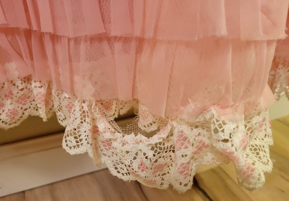 Vintage Nadine Prom Formal Bridesmaid Dress Pink … - image 7