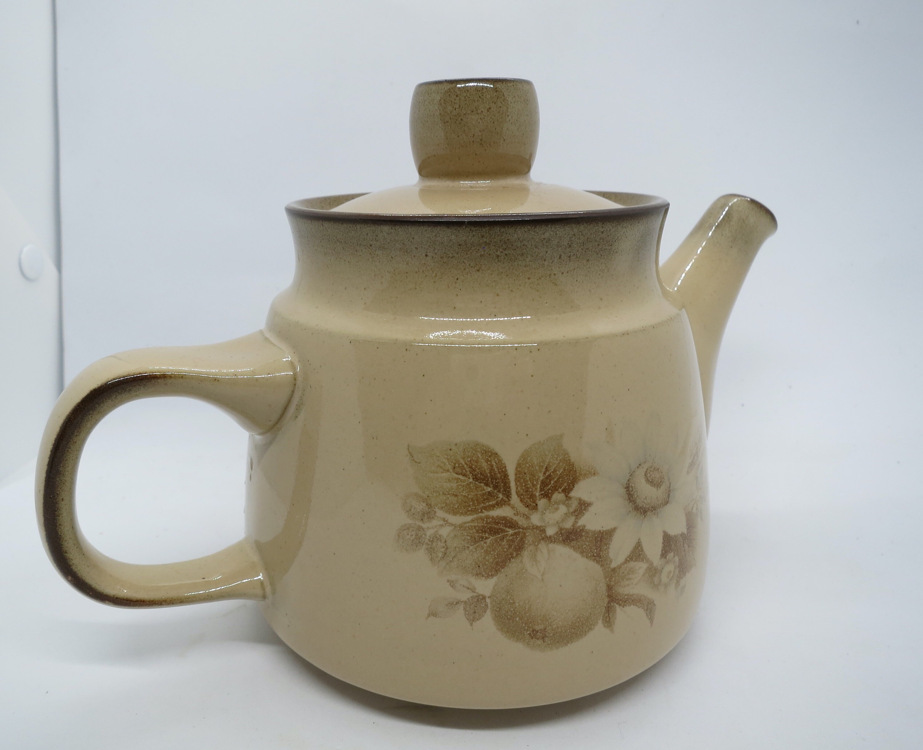 Vintage Denby Memories Stoneware Retro Teapot Etsy