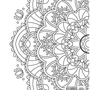 Mandala Flower Adult Stress Relief Coloring Book image 2