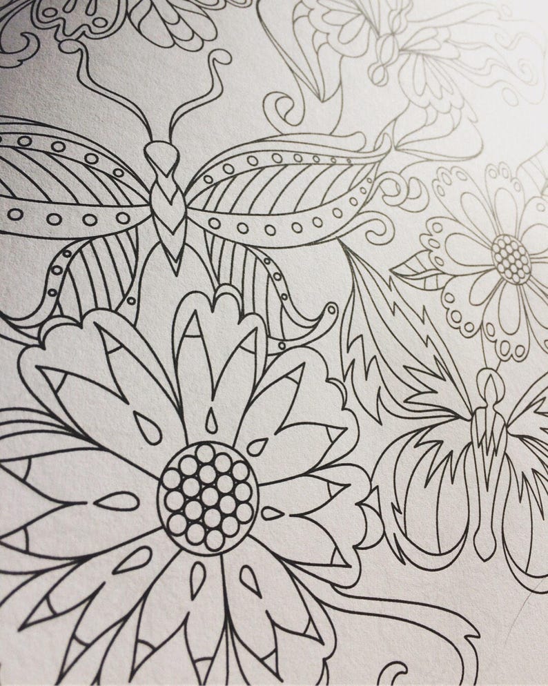 Mandala Flower Adult Stress Relief Coloring Book image 3