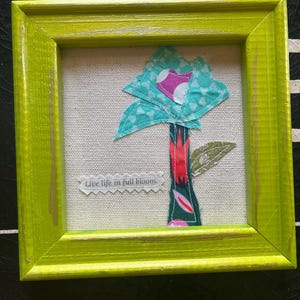 Live Life in Full Bloom Framed Art