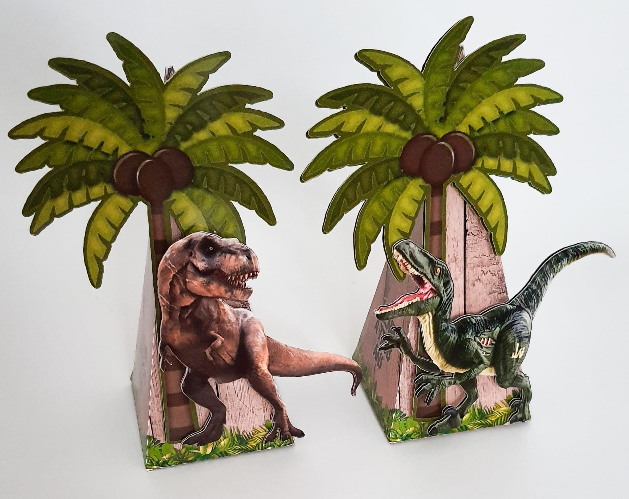 DINOSAUR PRINTABLE Party Favors Boxes Personalized, Party Supplies Tags ...