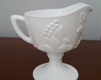 Indiana Glass Harvest Grape Creamer