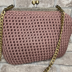 Crochet Handbag, Handmade Crochet Bag, Crossbody bag