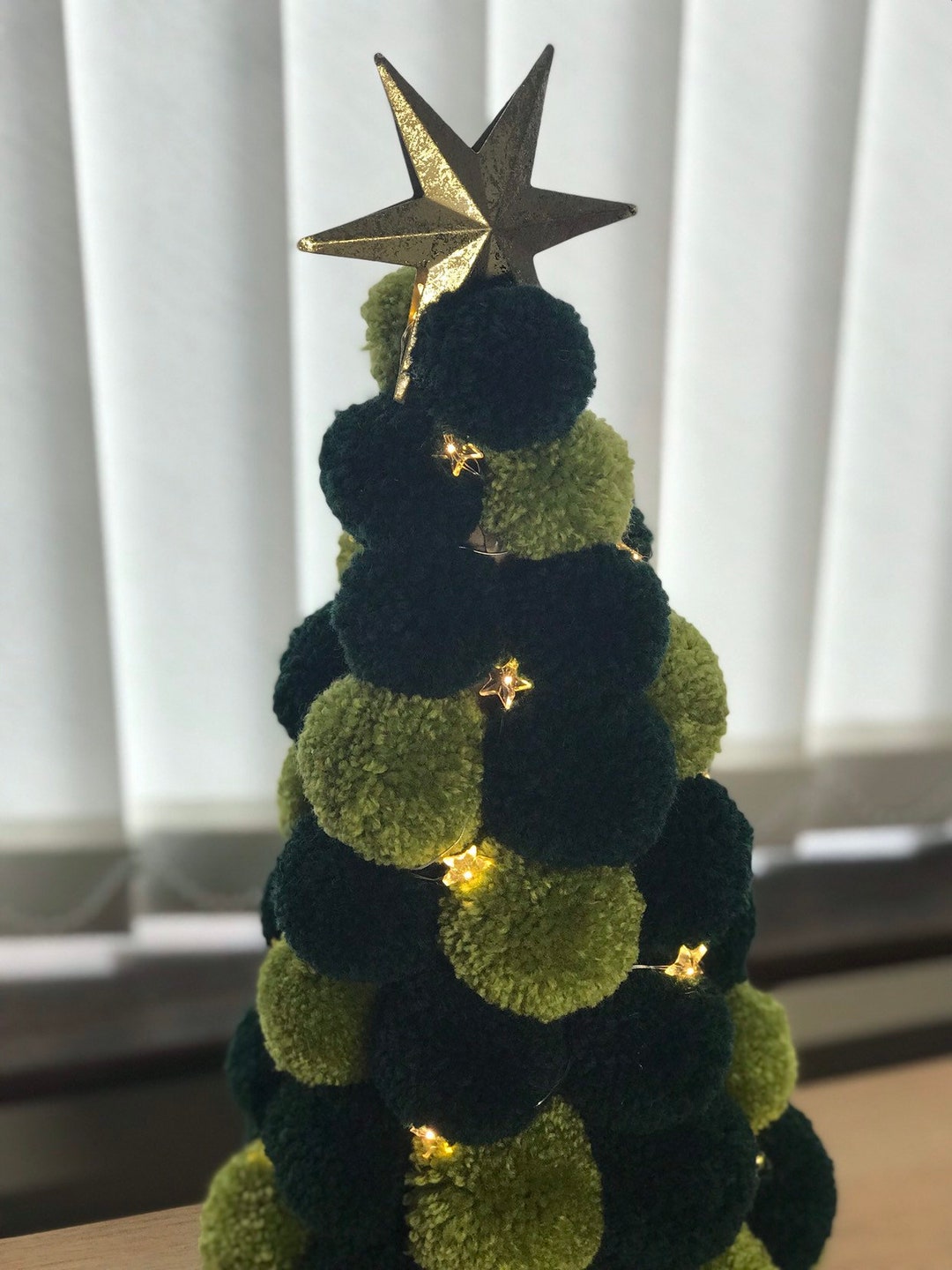 Pom Pom Christmas Tree Etsy