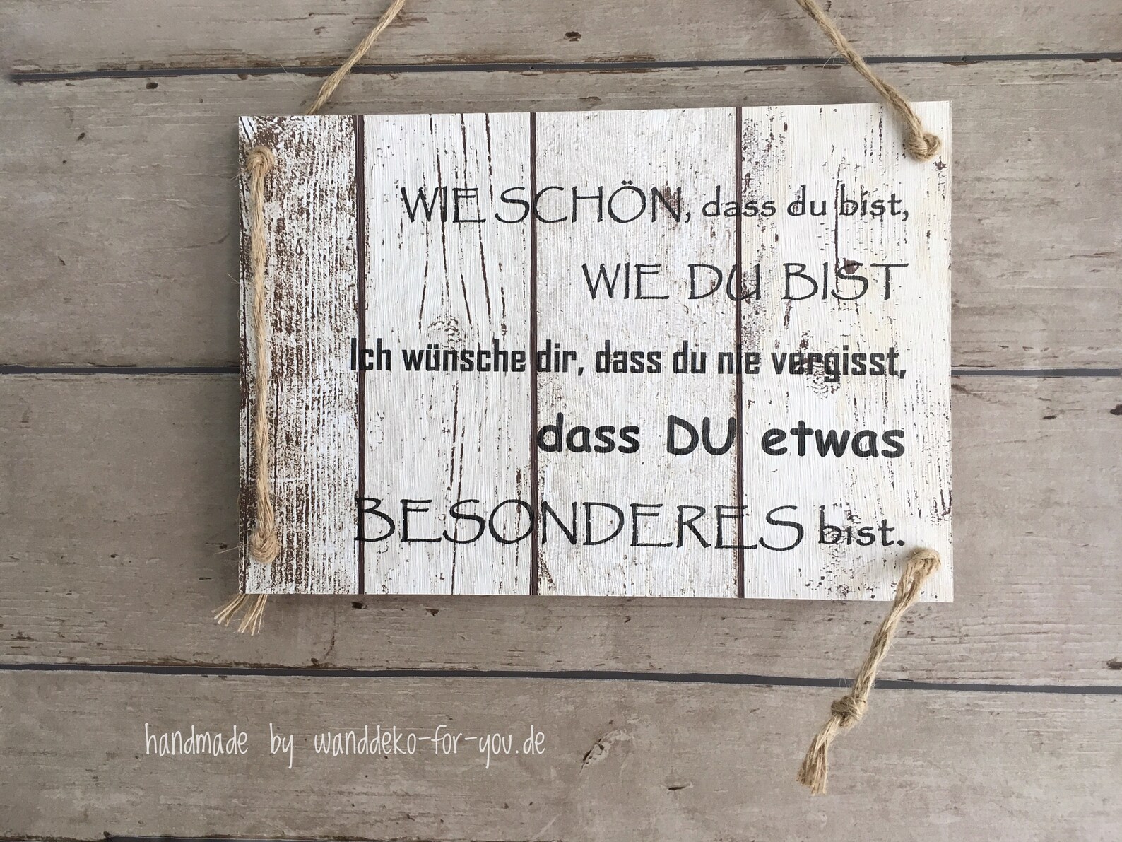 Du bist etwas Besonderes....Geschenk für besondere Menschen | Etsy