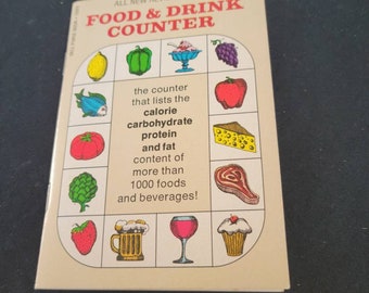 Food and Drink Diet Scale Kit, Vintage With Calorie Counter Booklet 