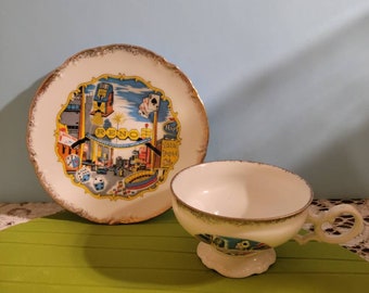 Vintage EFCCO cup and Saucer set, Reno collectible