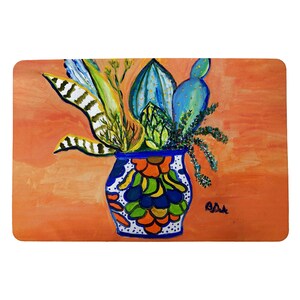 Cactus in Pot Door Mat
