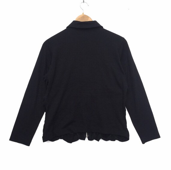 comme des garcons quarter zip pattern