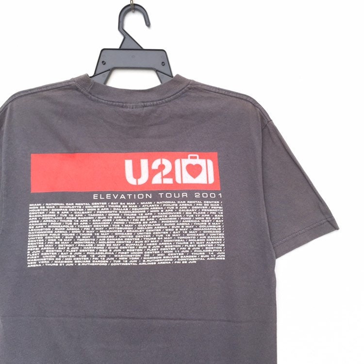 Vintage 2001 U2 Elevation Tour Band T-shirt | Alternative Rock