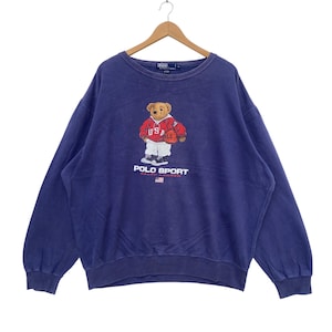 Sällsynt!!! Vintage Polo Bear av Ralph Lauren tröja | Polo Sport | XL | Rap T-shirts | Swag Hype Dope | Streetwear Träningskläder Sportkläder bild 1
