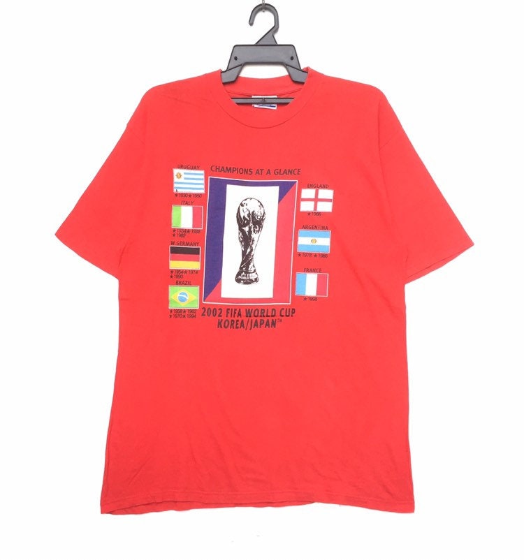 Hot Item!!! 2002 FIFA World Cup Korea/japan Big Logo T-shirt