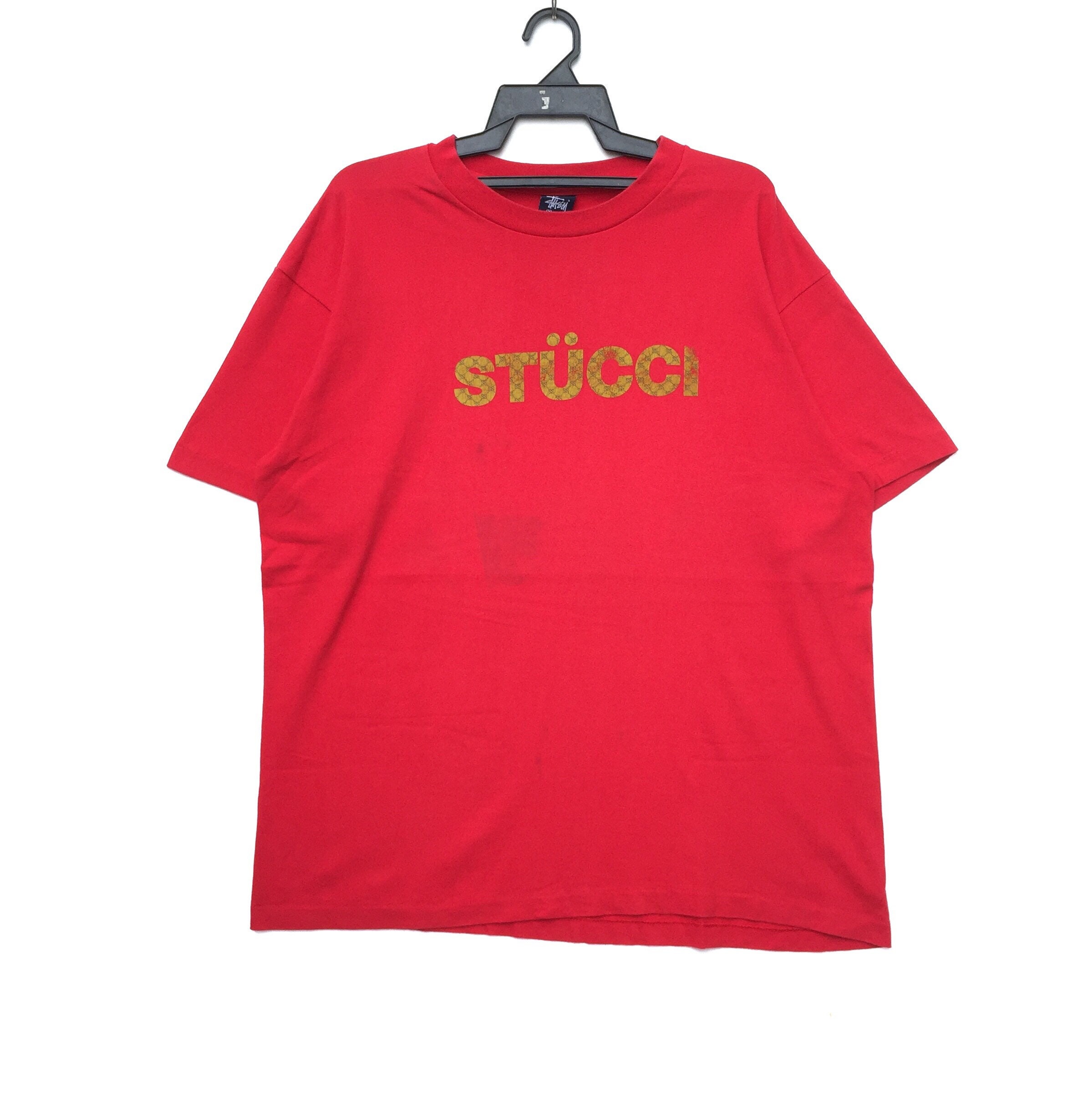 Rare!!! Vintage 90s Stussy Stucci T-shirt | Stussy Spell Out Rare!!! Vintage 90s Stussy Stucci T-shirt | Stussy Spell Out