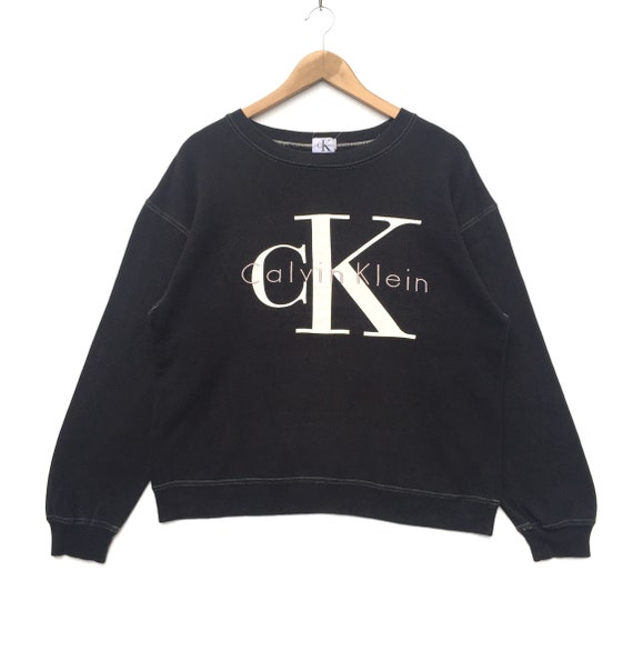 Vintage Calvin Big Logo Sweatshirt Calvin Klein - Etsy Singapore