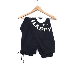Vintage 90s Sweet Drink Happy Mind Sweat Pants |  Big Logo Jogger |  Multicolour | Retro Rap Hip Hop Swag Dope Hype Streetwear Sportwear