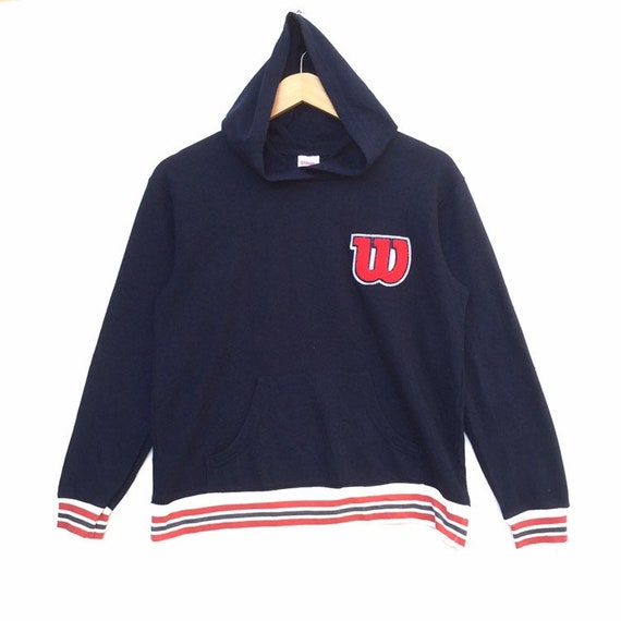 Hot Item Wilson Athletics Logo Hoodie Spell Out Block Colour