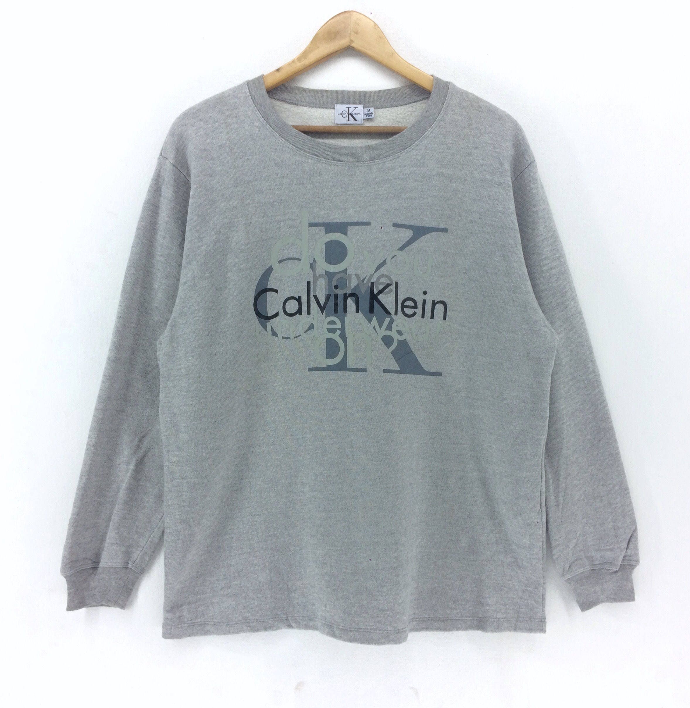 Vintage Calvin Klein Big Logo Sweatshirt Calvin Klein Spell - Etsy Australia