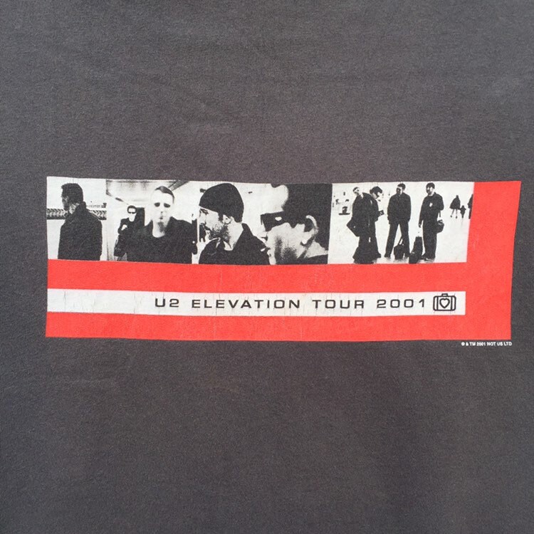 Vintage 2001 U2 Elevation Tour Band T-shirt | Alternative Rock