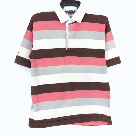 Vintage Barbarian Rugby Wear Barbarian Striped We… - image 1