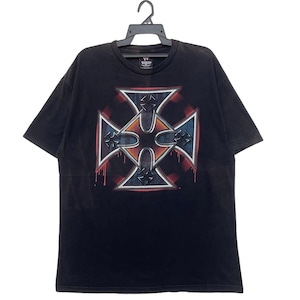 Vintage Y2K 2003 WWE Triple H Big Logo T-shirt | L | World Wrestling Federation | Raw | Smackdown | What I Wanna Do When I Wanna Do It