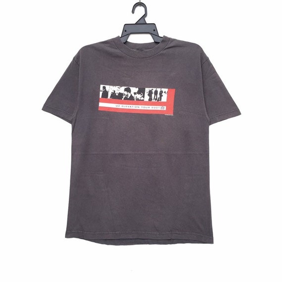 00s USA製 U2 オフィシャル 2001 半袖　 オールド バンド バンT MUSIC TEE - 00sヴィンテージ USA製古着 ロックバンドU2 バック