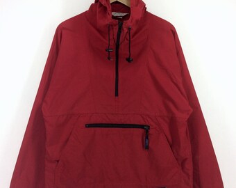 Vintage L.L. Bean Windbreaker | L.L. Bean Hoodie Nice Colour | L.L. Bean Nice Design | Casual Streetwear Sportwear Activewear Retro 90s Dope