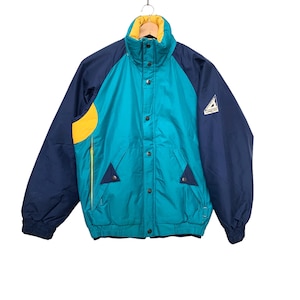 Vintage 90s Sports Afield Goretex NCAA by Descente Multicolour Jacket | M | Retro Rap Tees Hip Hop Streetwear Swag Dope Hype  Skateboarding
