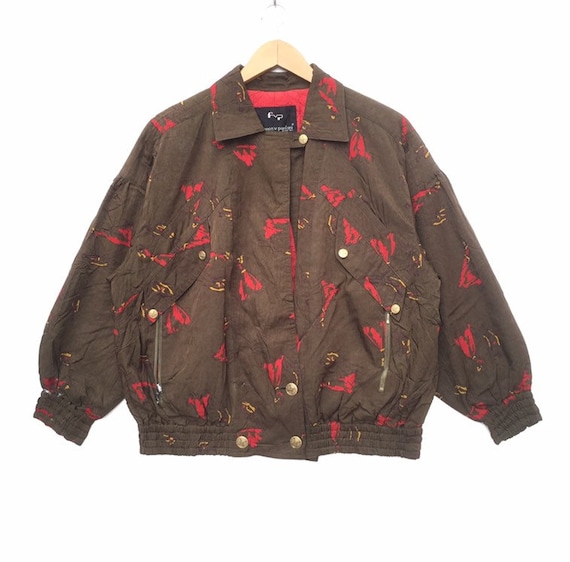 Vintage 90s Franca V. Paoloni Milano Italy Zipper Jacket