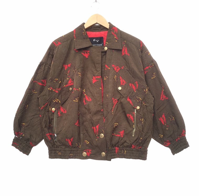 Vintage 90s Franca V. Paoloni Milano Italy Zipper Jacket - Etsy 日本