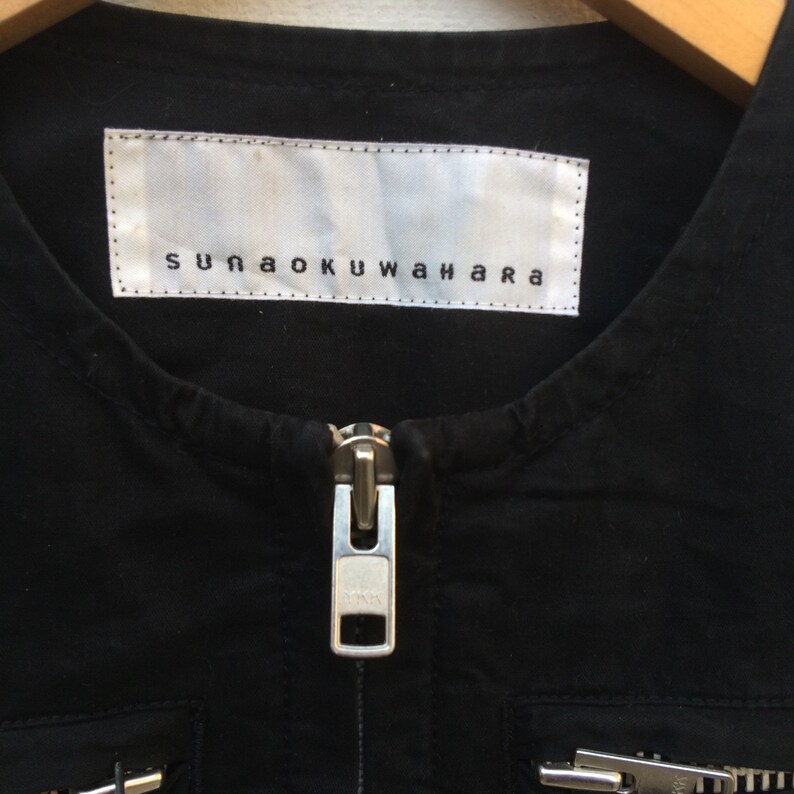 Japanese Designer Famous Retro Rap Dope Streetwear Style Vintage 90s Sunao Kuwahara Jacket Sunao Kuwahara Multifunction Jacket