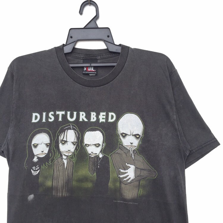 Vintage 2000s Disturbed Line up Band T-shirt | Heavy Metal Vintage 2000s Disturbed Line up Band T-shirt | Heavy Metal