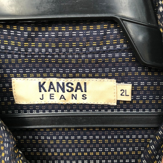Vintage 90s Kansai Jeans Man Kansai Yamamoto Shir… - image 5