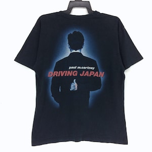Hot Item!!! Paul McCartney Driving Japan T-shirt | Paul McCartney Solo Album T-shirt | Band T-shirt | Band Merchandise | Band Collector