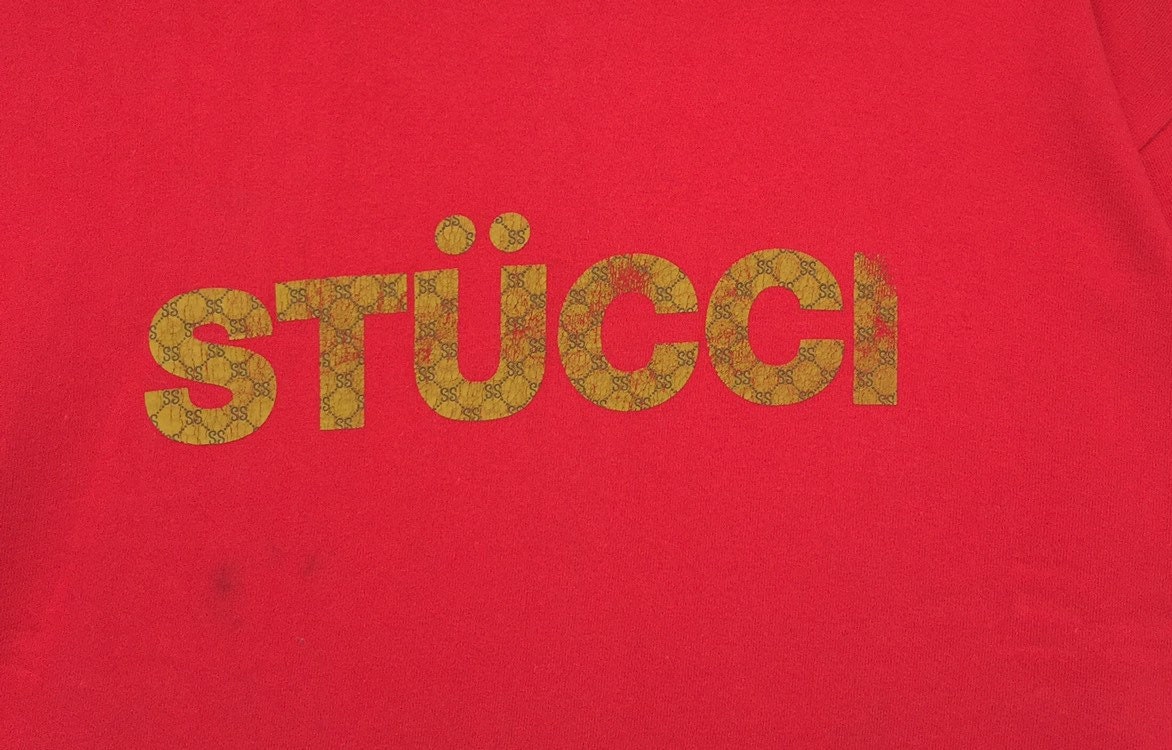 Rare!!! Vintage 90s Stussy Stucci T-shirt | Stussy Spell Out Rare!!! Vintage 90s Stussy Stucci T-shirt | Stussy Spell Out