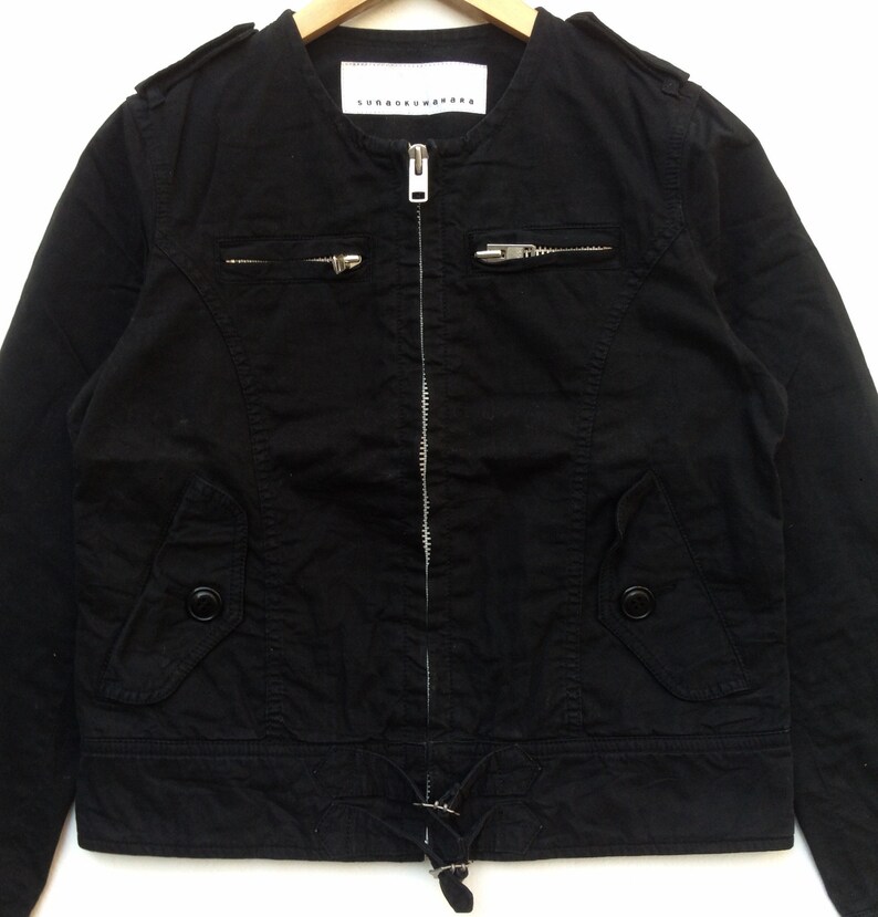 Japanese Designer Famous Retro Rap Dope Streetwear Style Vintage 90s Sunao Kuwahara Jacket Sunao Kuwahara Multifunction Jacket