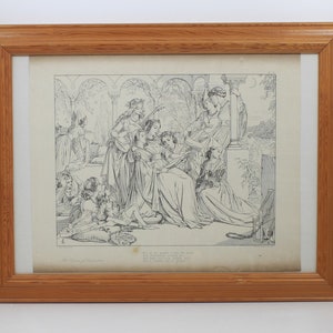 Rime of the Ancient Mariner Print - Victorian Illustration  c.1863 - A3 Print